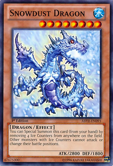 Snowdust Dragon - ABYR-EN093 - Common - 1st Edition available at 401 Games Canada