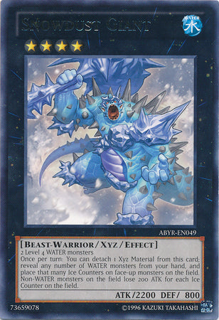 Snowdust Giant - ABYR-EN049 - Rare - Unlimited available at 401 Games Canada