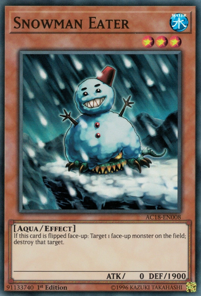 Snowman Eater - AC18-EN008 - Super Rare - 1st Edition available at 401 Games Canada