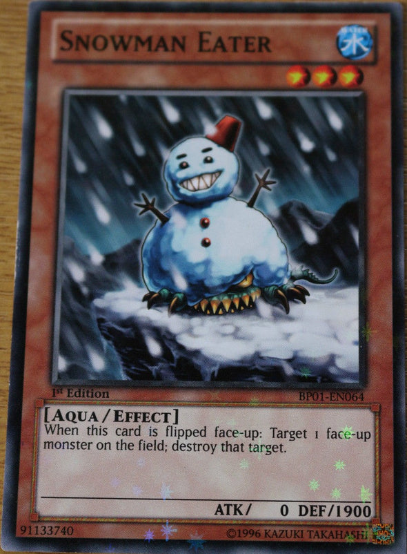 Snowman Eater - BP01-EN064 - Starfoil Rare - 1st Edition available at 401 Games Canada