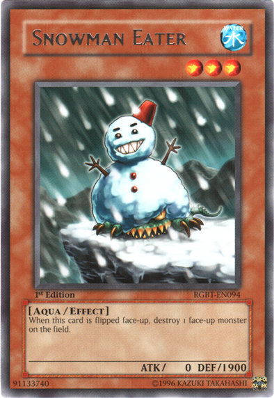 Snowman Eater - RGBT-EN094 - Rare - 1st Edition available at 401 Games Canada