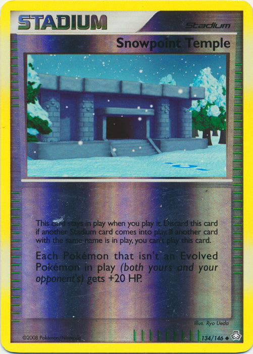 Snowpoint Temple - 134/146 - Uncommon - Reverse Holo available at 401 Games Canada