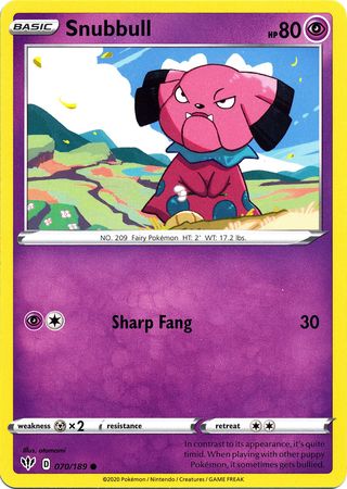 Snubbull - 070/189 - Common available at 401 Games Canada