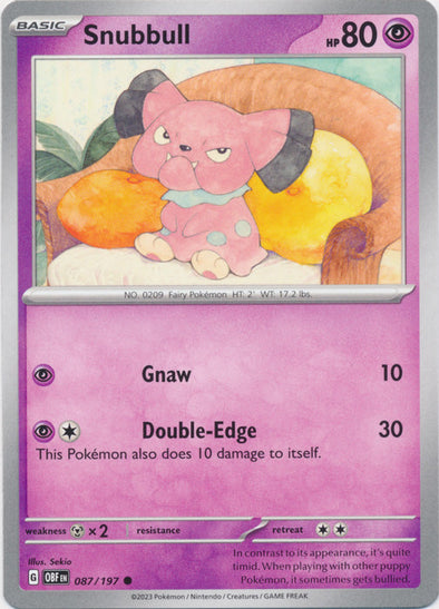 Snubbull - 087/197 - Common available at 401 Games Canada