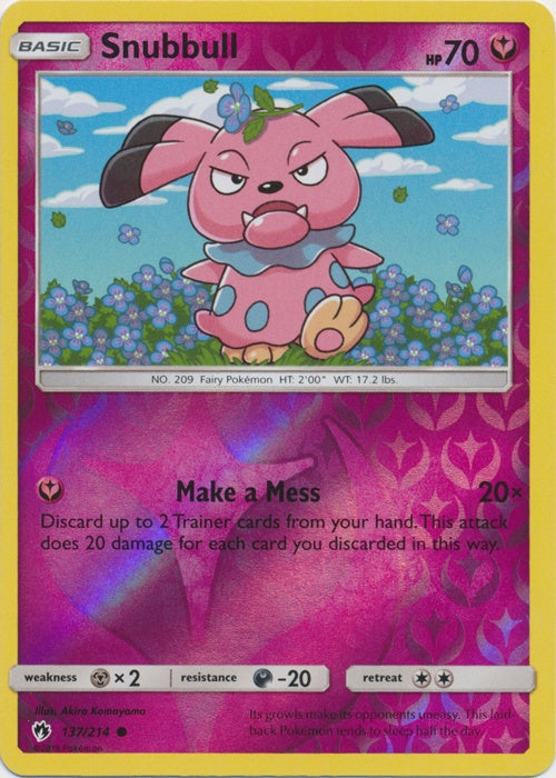 Snubbull - 137/214 - Common - Reverse Holo available at 401 Games Canada