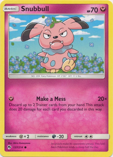 Snubbull - 137/214 available at 401 Games Canada