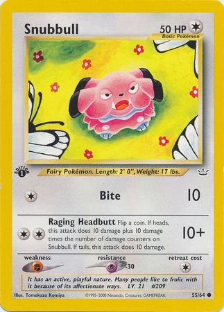 Snubbull - 55/64 - Common - 1st Edition available at 401 Games Canada