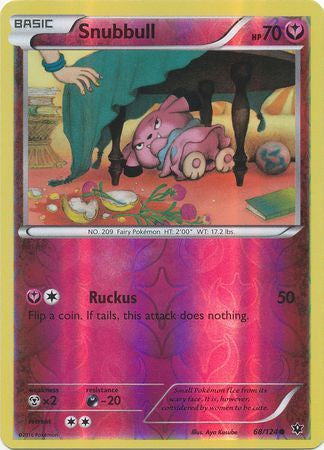 Snubbull - 68/124 - Common - Reverse Holo available at 401 Games Canada