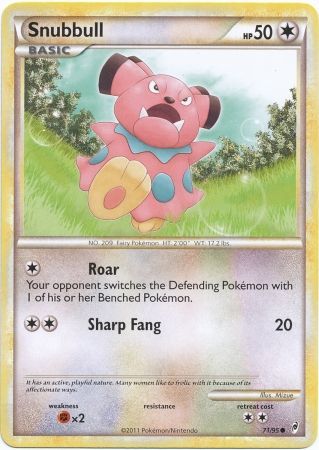 Snubbull - 71/95 - Common available at 401 Games Canada