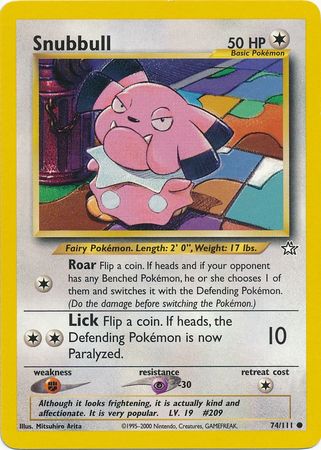 Snubbull - 74/111 - Common - Unlimited available at 401 Games Canada