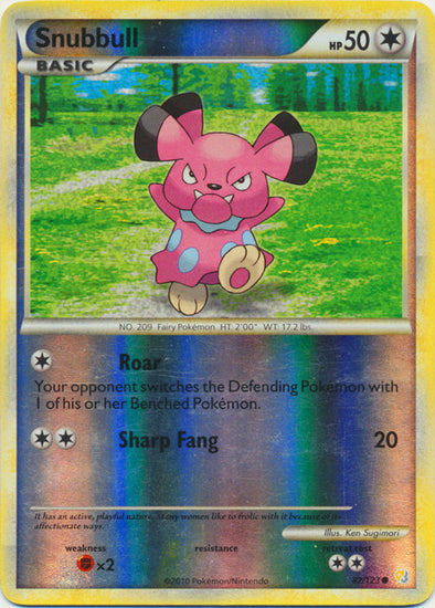 Snubbull - 82/123 - Common - Reverse Holo available at 401 Games Canada