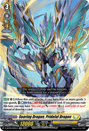 Soaring Dragon, Prideful Dragon - D-BT02/020 - Double Rare available at 401 Games Canada