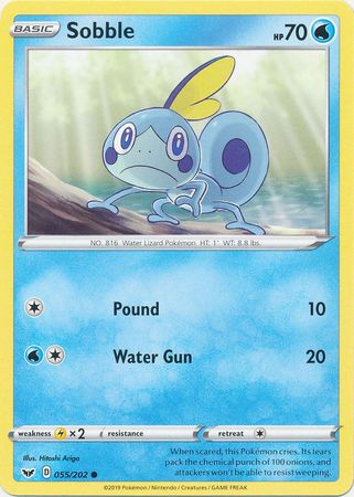 Sobble - 055/202 - Common available at 401 Games Canada