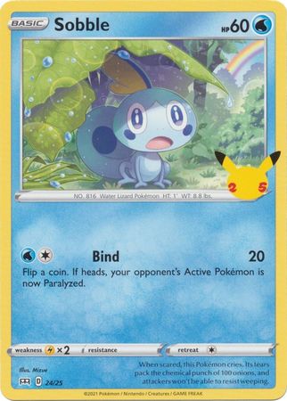 Sobble - 24/25 - 25th Anniversary Non-Holo - Promo available at 401 Games Canada