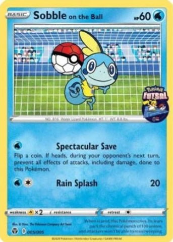 Sobble on the Ball - 005/005 - Futsal Promo available at 401 Games Canada