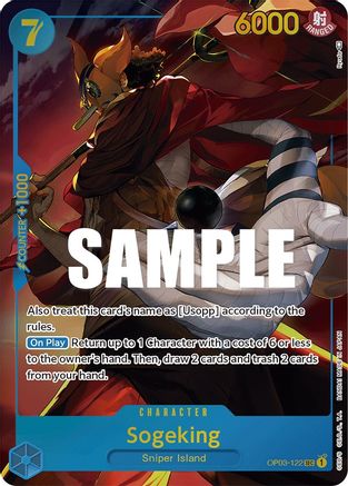 Sogeking (Alternate Art) - OP03-122 - Secret Rare available at 401 Games Canada