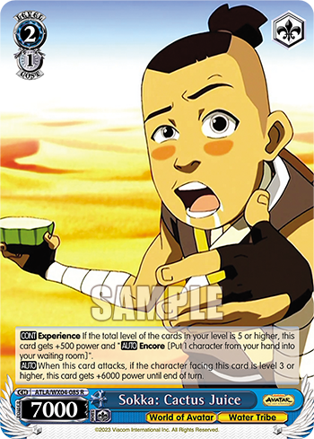 Sokka: Cactus Juice - ATLA/WX04-E085 - Rare available at 401 Games Canada