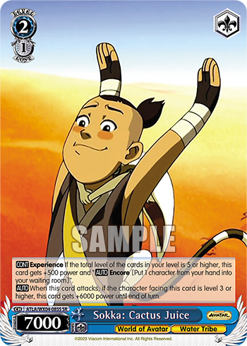 Sokka: Cactus Juice - ATLA/WX04-E085S - Super Rare available at 401 Games Canada