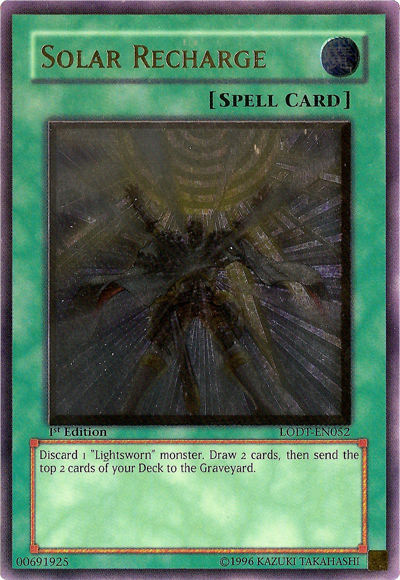 Solar Recharge - LODT-EN052 - Ultimate Rare - 1st Edition available at 401 Games Canada