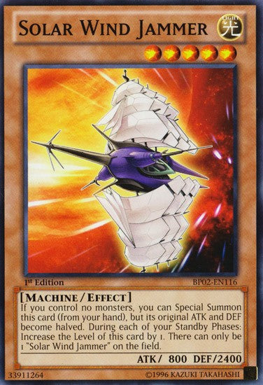 Solar Wind Jammer - BP02-EN116 - Common - 1st Edition available at 401 Games Canada