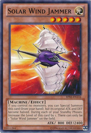 Solar Wind Jammer - BP02-EN116 - Common - Unlimited available at 401 Games Canada