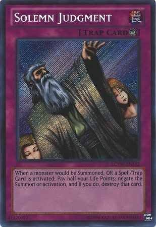 Solemn Judgment - LCYW-EN152 - Secret Rare - Unlimited available at 401 Games Canada