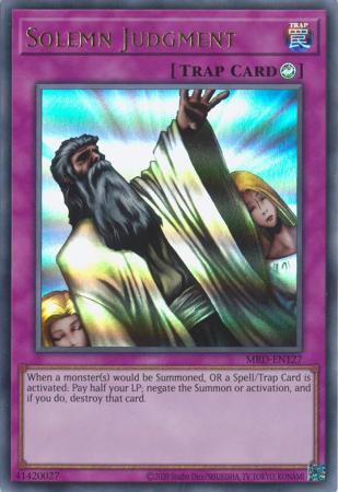 solemn yugioh cards 401 Games Canada - Solemn Judgment - MRD-EN127 - Ultra Rare