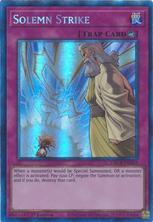 Solemn Strike - GRCR-EN059 - Collector's Rare - 1st Edition available at 401 Games Canada