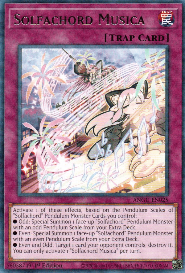 Solfachord Musica - ANGU-EN025 - Rare - 1st Edition available at 401 Games Canada