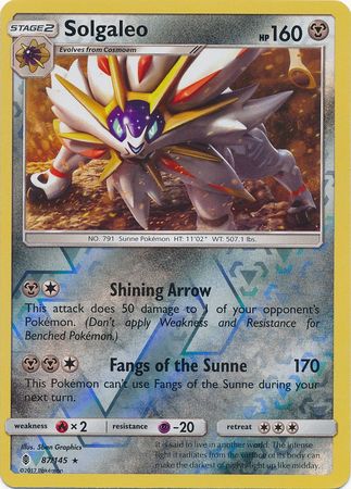 Solgaleo - 87/145 - Rare - Reverse Holo available at 401 Games Canada