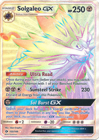 Solgaleo GX - 155/149 - Hyper Rare available at 401 Games Canada