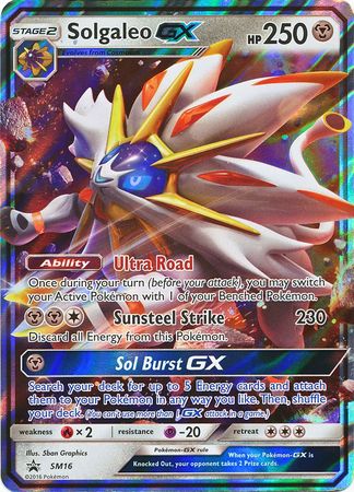 Solgaleo GX - SM16 - Promo available at 401 Games Canada