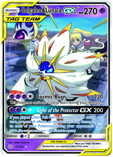 Solgaleo & Lunala GX - 75/236 - Ultra Rare available at 401 Games Canada