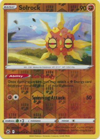 Solrock - 069/159 - Uncommon - Reverse Holo available at 401 Games Canada