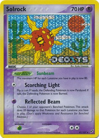 Solrock - 47/107 - Uncommon - Reverse Holo available at 401 Games Canada