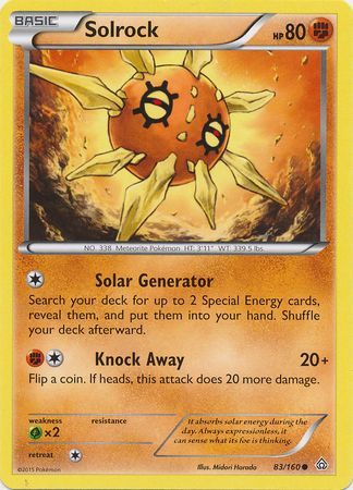 Solrock - 83/160 - Common available at 401 Games Canada