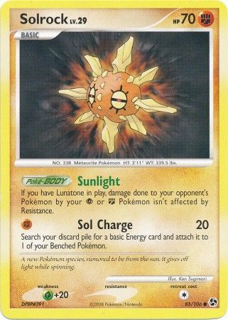 Solrock - 85/106 - Common available at 401 Games Canada