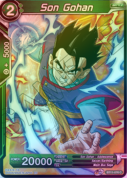 Son Gohan - BT11-076 - Common (FOIL) available at 401 Games Canada