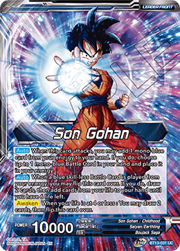 Son Gohan - BT13-031 - Uncommon (FOIL) available at 401 Games Canada