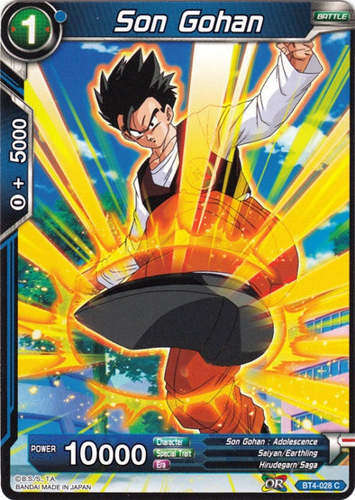 Son Gohan - BT4-028 - Common (Foil) available at 401 Games Canada