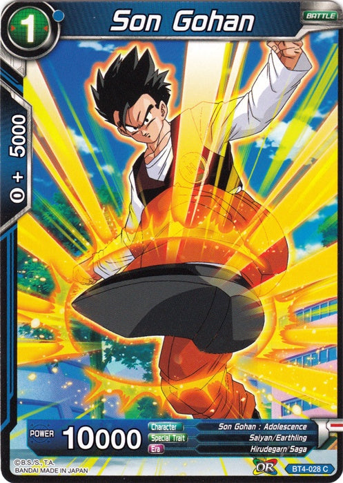 Son Gohan - BT4-028 - Common available at 401 Games Canada