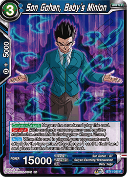 Son Gohan, Baby's Minion - BT11-035 - Rare available at 401 Games Canada