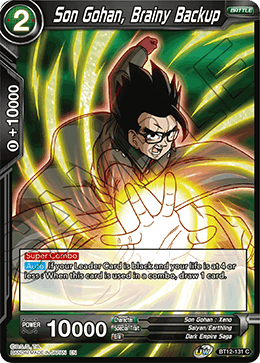 Son Gohan, Brainy Backup - BT12-131 - Common available at 401 Games Canada