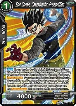 Son Gohan, Catastrophic Premonition - BT12-130 - Common available at 401 Games Canada