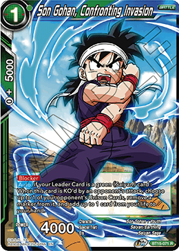 Son Gohan, Confronting Invasion - BT15-071 - Rare available at 401 Games Canada