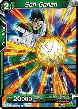 Son Gohan - DB3-056 - Common available at 401 Games Canada