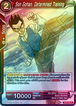 Son Gohan, Determined Training - BT8-005 - Common (FOIL) available at 401 Games Canada