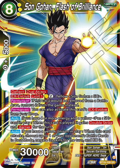 Son Gohan, Flash of Brilliance - BT18-109 - Super Rare available at 401 Games Canada