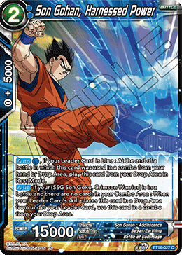 Son Gohan, Harnessed Power - BT16-027 - Common (Foil) available at 401 Games Canada