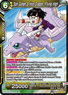 Son Gohan & Hire-Dragon, Flying High - BT11-095 - Uncommon available at 401 Games Canada